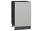 Шкаф нижний с 1-ой дверцей Фьюжн Silky Light Grey Graphite 816*500*480