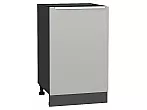 Шкаф нижний с 1-ой дверцей Фьюжн Silky Light Grey Graphite 816*500*480