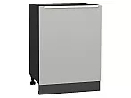 Шкаф нижний с 1-ой дверцей Фьюжн Silky Light Grey Graphite 816*600*480
