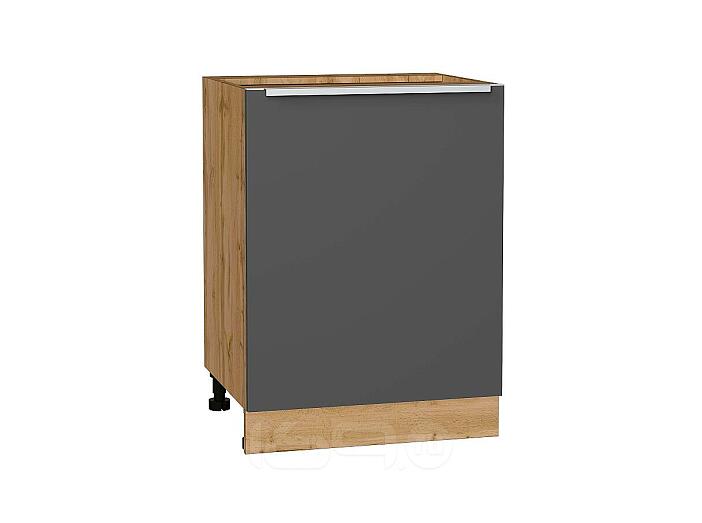 Шкаф нижний с 1-ой дверцей Фьюжн Stormy Silk/Дуб Вотан 816*600*480
