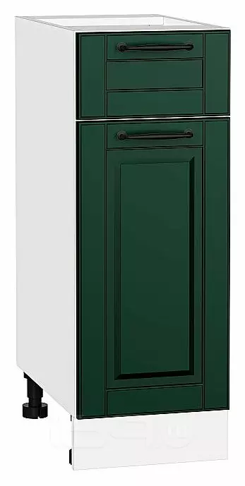 Шкаф нижний с 1-ой дверцей и ящиком Дублин Special Green/Белый 816*300*478