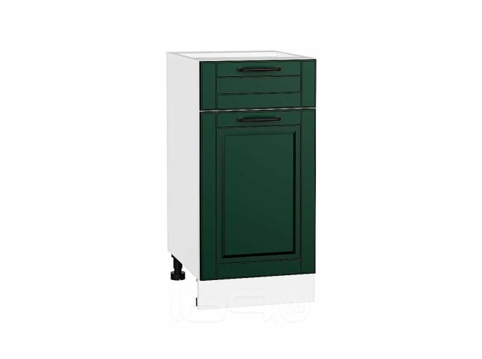 Шкаф нижний с 1-ой дверцей и ящиком Дублин Special Green/Белый 816*400*478