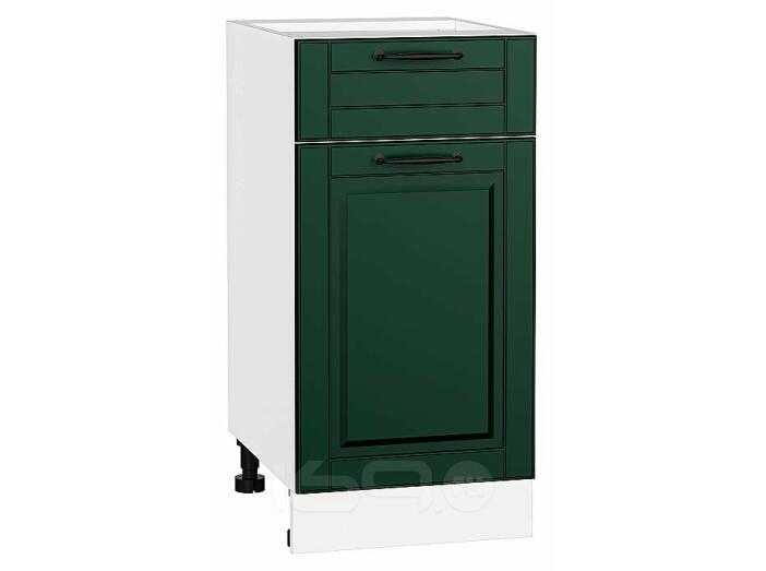 Шкаф нижний с 1-ой дверцей и ящиком Дублин Special Green/Белый 816*400*478