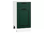 Шкаф нижний с 1-ой дверцей и ящиком Дублин Special Green/Белый 816*400*478