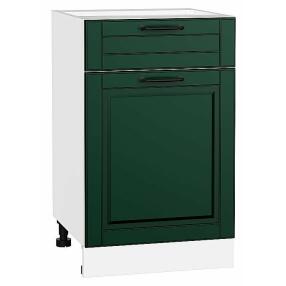 Шкаф нижний с 1-ой дверцей и ящиком Дублин Special Green/Белый 816*500*478