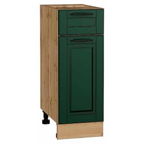Шкаф нижний с 1-ой дверцей и ящиком Дублин Special Green/Дуб Вотан 816*300*478