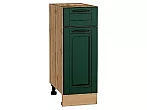 Шкаф нижний с 1-ой дверцей и ящиком Дублин Special Green/Дуб Вотан 816*300*478