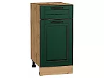 Шкаф нижний с 1-ой дверцей и ящиком Дублин Special Green/Дуб Вотан 816*400*478