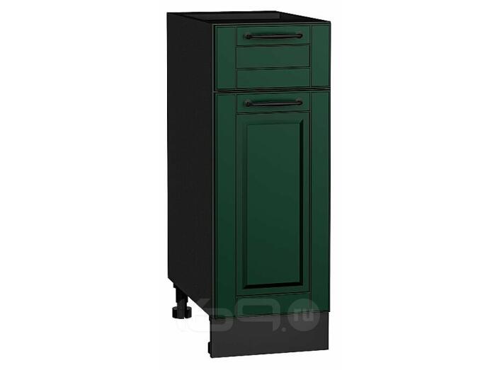 Шкаф нижний с 1-ой дверцей и ящиком Дублин Special Green/Graphite 816*300*478