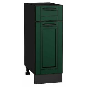 Шкаф нижний с 1-ой дверцей и ящиком Дублин Special Green/Graphite 816*300*478
