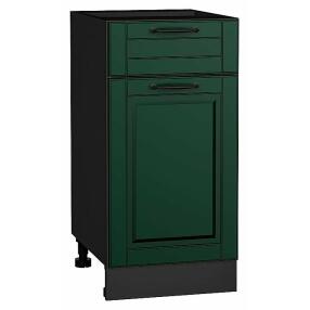 Шкаф нижний с 1-ой дверцей и ящиком Дублин Special Green/Graphite 816*400*478
