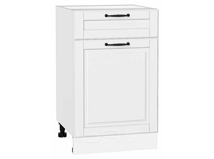 Шкаф нижний с 1-ой дверцей и ящиком Дублин Special White/Белый 816*500*478