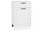 Шкаф нижний с 1-ой дверцей и ящиком Дублин Special White/Белый 816*500*478