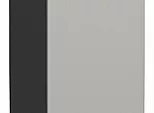 Шкаф нижний с 1-ой дверцей и ящиком Фьюжн Silky Light Grey Graphite 816*300*480