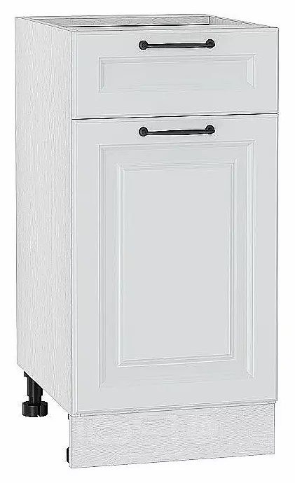 Шкаф нижний с 1-ой дверцей и ящиком Ницца Blanco/Белый 816*400*478