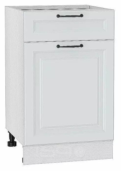 Шкаф нижний с 1-ой дверцей и ящиком Ницца Blanco/Белый 816*500*478