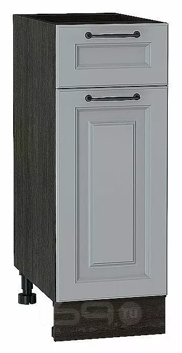 Шкаф нижний с 1-ой дверцей и ящиком Ницца Magnum/Graphite 816*300*478