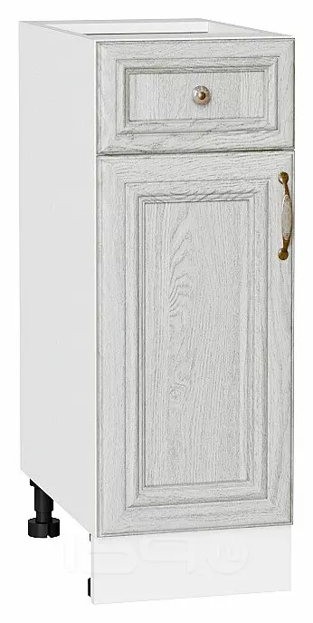 Шкаф нижний с 1-ой дверцей и ящиком Шале White Dreamline Белый 816*300*480