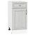 Шкаф нижний с 1-ой дверцей и ящиком Шале White Dreamline Белый 816*400*478