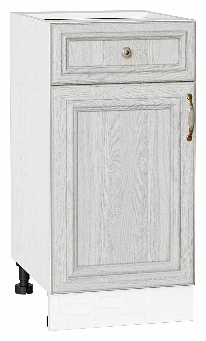 Шкаф нижний с 1-ой дверцей и ящиком Шале White Dreamline Белый 816*400*478