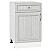 Шкаф нижний с 1-ой дверцей и ящиком Шале White Dreamline Белый 816*500*480