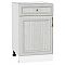 Шкаф нижний с 1-ой дверцей и ящиком Шале White Dreamline Белый 816*500*480 Шкаф нижний с 1-ой дверцей и ящиком Шале White Dreamline Белый 816*500*480