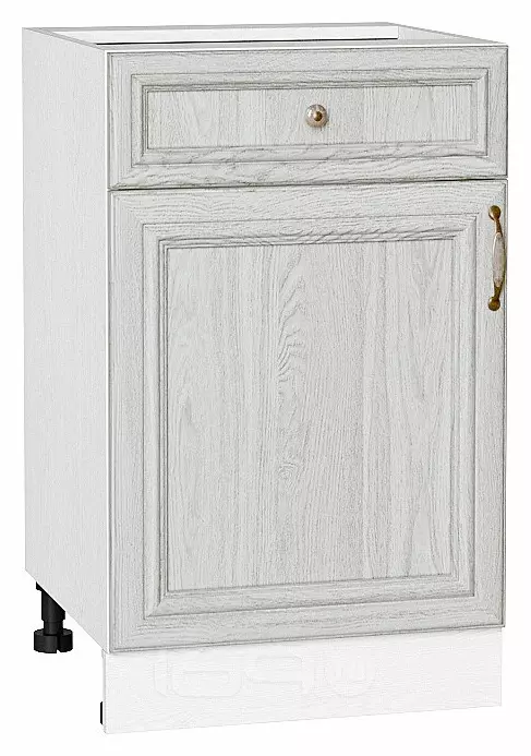 Шкаф нижний с 1-ой дверцей и ящиком Шале White Dreamline Белый 816*500*480
