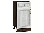 Шкаф нижний с 1-ой дверцей и ящиком Шале White Dreamline Венге 816*400*478