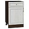 Шкаф нижний с 1-ой дверцей и ящиком Шале White Dreamline Венге 816*500*480 Шкаф нижний с 1-ой дверцей и ящиком Шале White Dreamline Венге 816*500*480