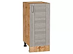Шкаф нижний с 1-ой дверцей Лофт Cappuccino Veralinga/Дуб Вотан 816*350*480