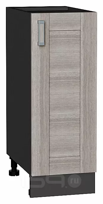 Шкаф нижний с 1-ой дверцей Лофт Cappuccino Veralinga/Graphite 816*300*480