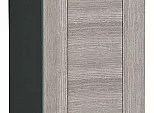 Шкаф нижний с 1-ой дверцей Лофт Cappuccino Veralinga/Graphite 816*350*480