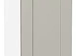 Шкаф нижний с 1-ой дверцей Лофт Grey Silk/Белый 816*350*480
