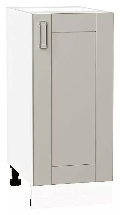 Шкаф нижний с 1-ой дверцей Лофт Grey Silk/Белый 816*350*480
