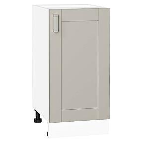 Шкаф нижний с 1-ой дверцей Лофт Grey Silk/Белый 816*400*480