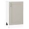 Шкаф нижний с 1-ой дверцей Лофт Grey Silk/Белый 816*450*480