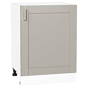 Шкаф нижний с 1-ой дверцей Лофт Grey Silk/Белый 816*600*480