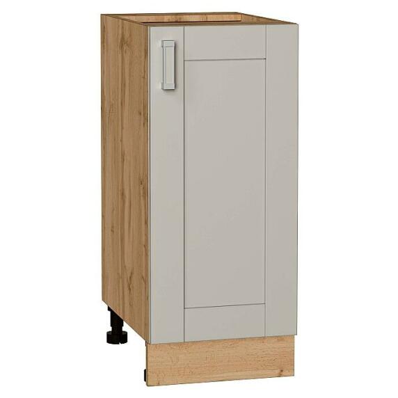 Шкаф нижний с 1-ой дверцей Лофт Grey Silk/Дуб Вотан 816*350*480