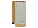 Шкаф нижний с 1-ой дверцей Лофт Grey Silk/Дуб Вотан 816*350*480