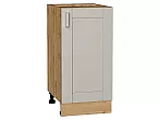 Шкаф нижний с 1-ой дверцей Лофт Grey Silk/Дуб Вотан 816*400*480