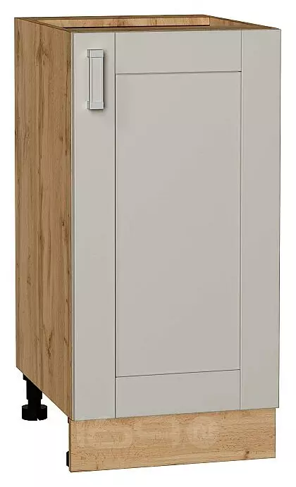 Шкаф нижний с 1-ой дверцей Лофт Grey Silk/Дуб Вотан 816*400*480