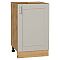 Шкаф нижний с 1-ой дверцей Лофт Grey Silk/Дуб Вотан 816*500*480 Шкаф нижний с 1-ой дверцей Лофт Grey Silk/Дуб Вотан 816*500*480