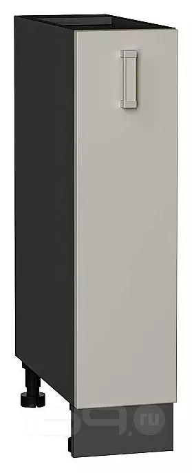 Шкаф нижний с 1-ой дверцей Лофт Grey Silk/Graphite 816*200*480