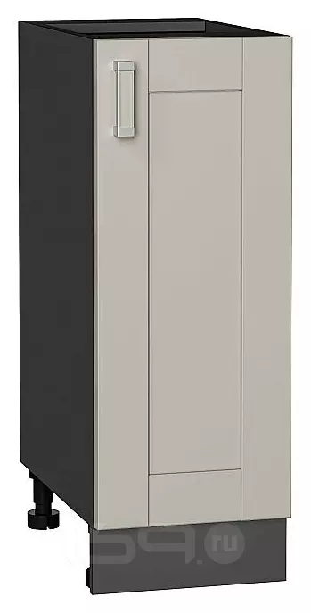 Шкаф нижний с 1-ой дверцей Лофт Grey Silk/Graphite 816*300*480