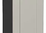 Шкаф нижний с 1-ой дверцей Лофт Grey Silk/Graphite 816*350*480