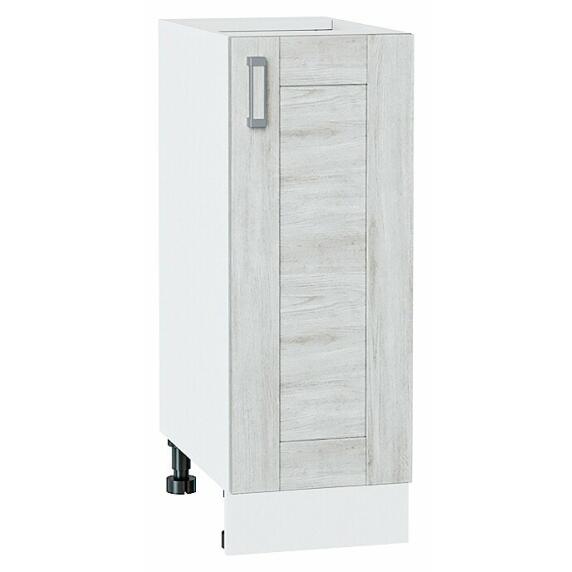 Шкаф нижний с 1-ой дверцей Лофт Nordic Oak/Белый 816*300*480