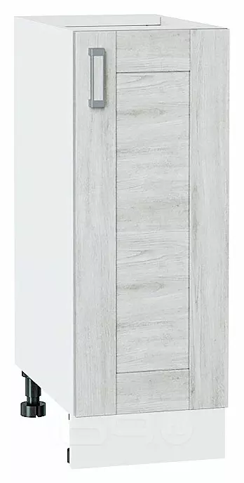 Шкаф нижний с 1-ой дверцей Лофт Nordic Oak/Белый 816*300*480