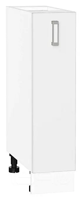 Шкаф нижний с 1-ой дверцей Лофт White Silk/Белый 816*200*480