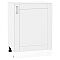 Шкаф нижний с 1-ой дверцей Лофт White Silk/Белый 816*600*480 Шкаф нижний с 1-ой дверцей Лофт White Silk/Белый 816*600*480