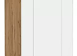 Шкаф нижний с 1-ой дверцей Лофт White Silk/Дуб Вотан 816*350*480